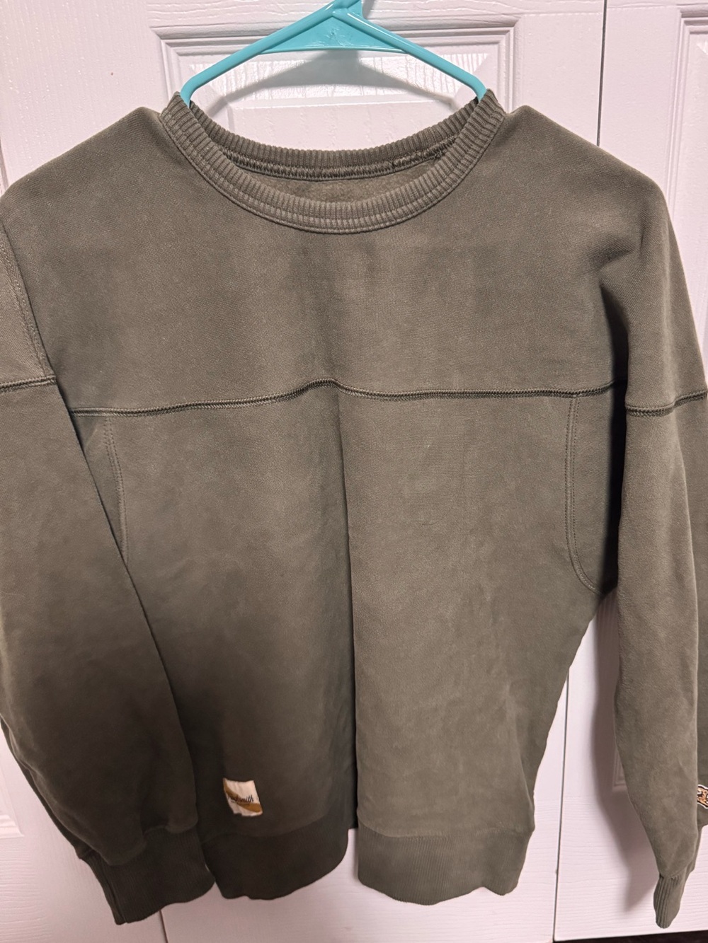 Tracksmith Olive Crewneck Sweatshirt